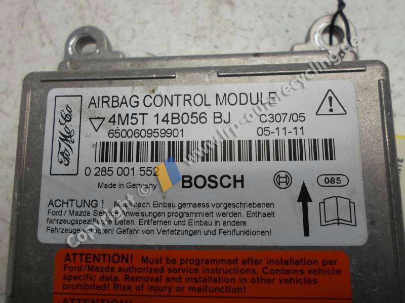 Steuergeraet Airbag 4M5T14B056BJ Ford Focus Da3/Db3,2004- BJ: 2005